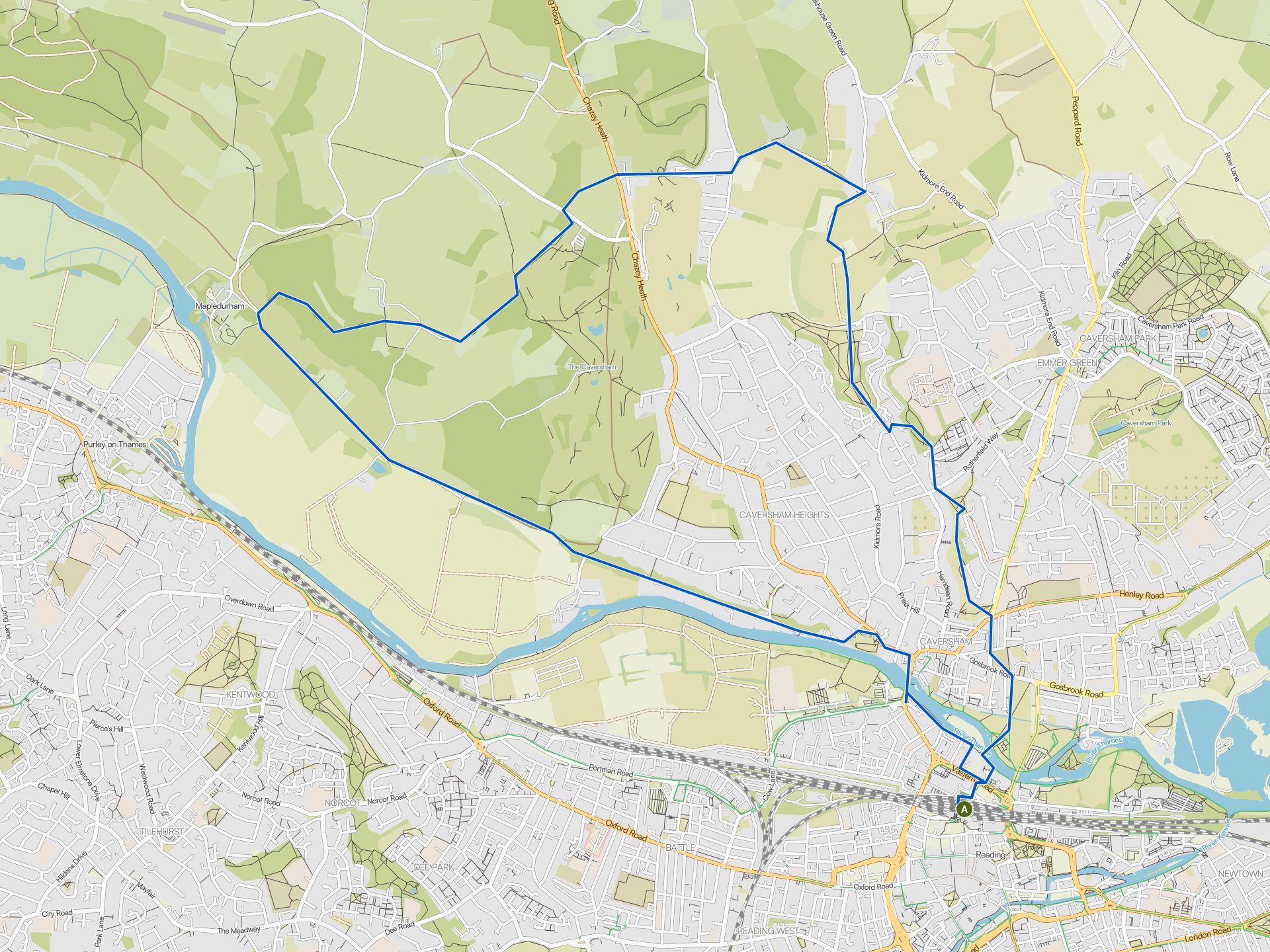 The best walks and hikes around Reading | Komoot